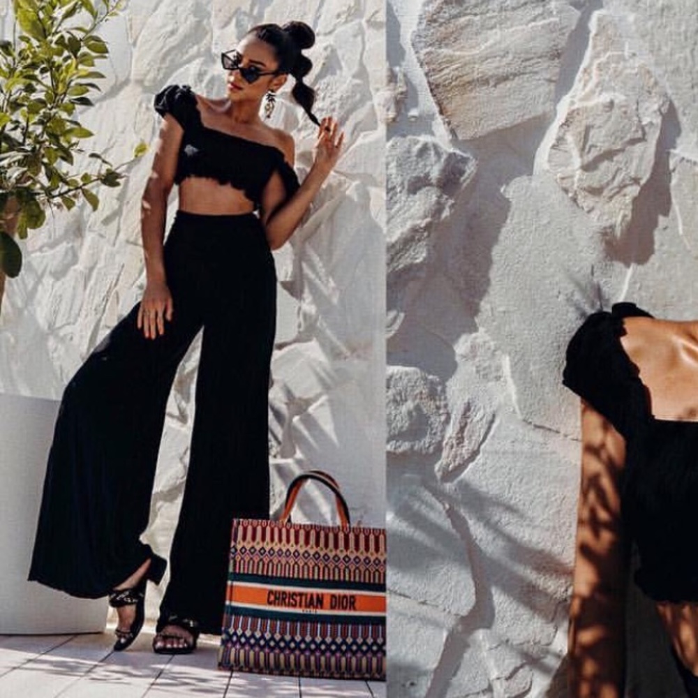 SELF PORTRAIT High Waisted Ariana Pants